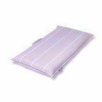 Top view of beige outdoor seat designed for picnics, parks, or poolside lounging