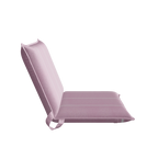 3D model of La Chaise portable reclining beach lounger with adjustable backrest pink